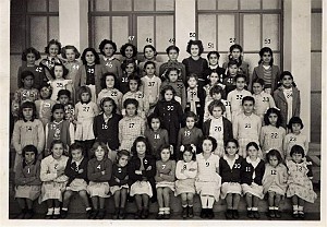 ECOLE PAUL BERT FILLES 1950 FRATERIE